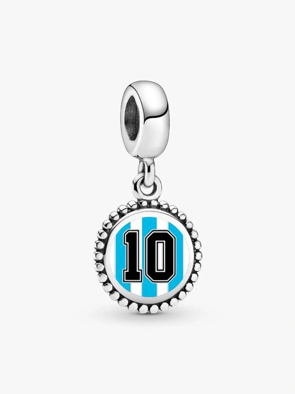 Pandora Argentina #10 Soccer Charm